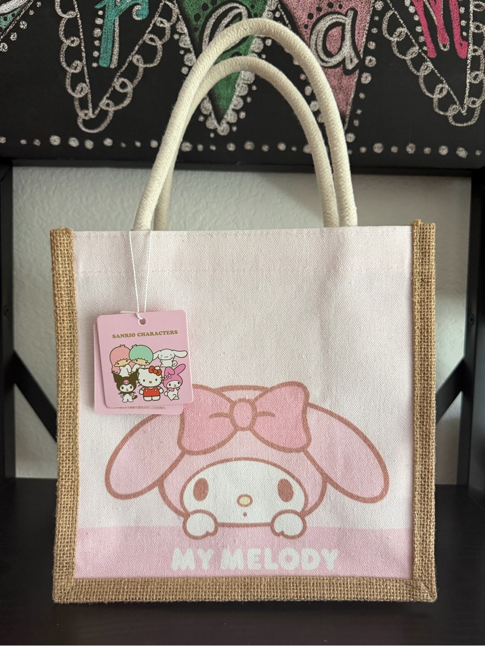 Sanrio My Melody Pink Tote Bag NWT